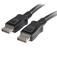 35ft (10m) DisplayPort Cable - 1920 x 1200p - Displayport to Displayport Cable - DP to DP Cable for Monitor - DP Video/Display Cord - Latching DP Connectors - HDCP & DPCP