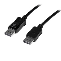 10m aktives DisplayPort Kabel - Stecker/Stecker - DP auf DP Kabel - Schwarz