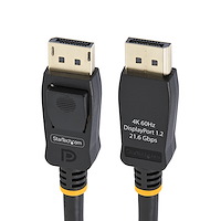DisplayPort 1.0 ケーブル／6.1m／1920 x 1200p／10.8Gbps／抜け