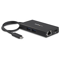 USB C Multiport Adapter DVI-D/PD/GbE/USB - Laptop Docking Stations
