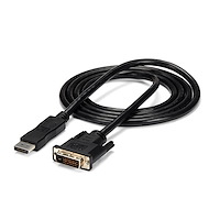 Cable de 1,8m DisplayPort a DVI - 1920x1200 - Cable Adaptador de Video 1080p DisplayPort a DVI - Cable Monoenlace DisplayPort a DVI-D Macho a Macho para Monitor - Conversor DP 1.2 a DVI