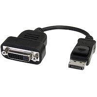 Adaptateur DisplayPort vers DVI - Conversion active - 1920 x 1200 - Adaptateur Convertisseur actif DisplayPort (DP) vers DVI (DVI-D) Single Link pour Écran DVI-D