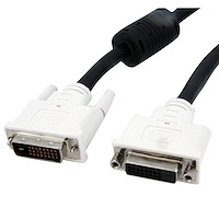 10 ft DVI-D Dual Link Monitor Extension Cable - M/F
