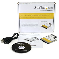 STARTECH.COM Adattatore Scheda ExpressCard SuperSpeed USB 3.0 a 2 Porte con Supporto UASP 