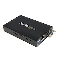 Convertisseur Ethernet Gigabit sur Fibre Optique MonoMode LC - 1000Mb/s - 40km