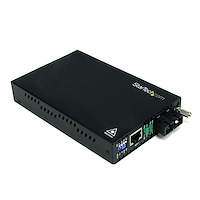 LWL / Glasfaser 10/100 Mbit/s Ethernet SC Medienkonverter 2 km