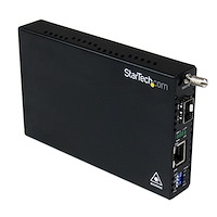Conversor de Medios Gigabit Ethernet UTP RJ45 a Fibra con una Ranura SFP Disponible