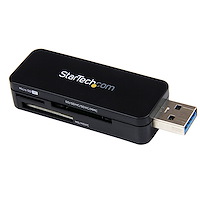 Lector USB 3.0 Super Speed Compacto de Tarjetas de Memoria Flash SD MicroSD MS para PC Mac