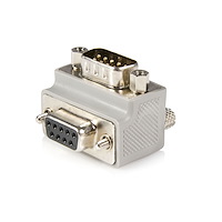 Rätvinklig DB9-till-DB9 seriell kabeladapter Typ 1 - M/F