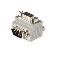 Rätvinklig DB9-till-DB9 seriell kabeladapter Typ 2 - M/F