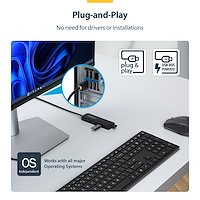 Hub USB 5 Ports Watio Wave - Extension De Ports Pour PC Portable - Compact, Plug & Play - Transfert De Données Et Charge