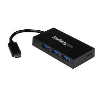 4-Port USB-C Hub - USB-C to 1x USB-C and 3x USB-A - USB 3.0 Hub - 5Gbps