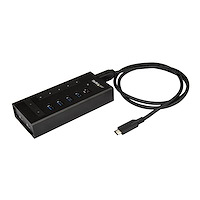 7 Port USB C Hub - USB Type-C to 2x USB-C/5x USB-A - Commercial Metal USB 3.0 Hub - SuperSpeed 5Gbps USB 3.1/3.2 Gen 1 - Self Powered - BC 1.2 Fast Charge - Mountable/Rugged