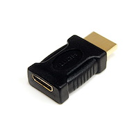 High Speed HDMI® - HDMI to HDMI Mini Adapter – M/F