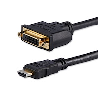Adattatore cavo video HDMI a DVI-D da 20 cm - HDMI maschio a DVI femmina (HDDVIMF8IN)