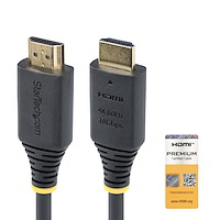 10ft (3m) Premium Certified High Speed HDMI Cable, 4K 60Hz/1440p