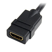 High Speed HDMI® Cable - Port Saver Cable - M/F