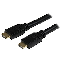 25ft Plenum Rated HDMI Cable, 4K High Speed Long HDMI Cord w/ Ethernet, 4K30Hz UHD, 10.2 Gbps, HDCP 1.4, In Wall Plenum HDMI 1.4 Display Cable, HDMI to HDMI Computer to TV Cable