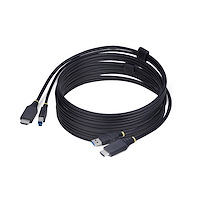 KVMケーブル／1.8m／DisplayPort 1.2 & USB 3.0 Type-A - Type-B 5Gbps