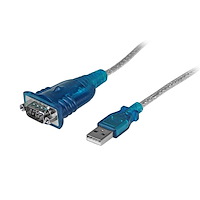 1-poorts USB-naar-RS232 DB9 seriële adapterkabel - M/M