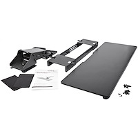 StarTech.com Bandeja Ajustable para Soporte de Teclado de Instalación Bajo  el Escritorio - 67cm de Ancho Negro