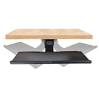 Uitschuifbare Bureau Toetsenbordlade, Full Motion Keyboard