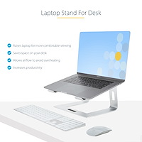 Sxuan Supporto PC Portatile Scrivania, Porta PC Portatile con Base