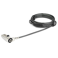 Universal Laptop Cable Lock Expansion Loop - 6” (15cm) Anti Theft 4-Digit  Combination K-Slot Lock - Computer Security Cable to Create Twin/Multi-Head