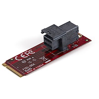 U.2(SFF-8643) - M.2 PCI Express 3.0 x4 ホストアダプタカード 2.5インチ U.2 NVMe SSD対応