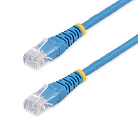 Cat5e Patch Cable with Molded RJ45 Connectors - 30 ft. - Blue