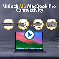 USB C Multiport Adapter Dual 4K HDMI, PD