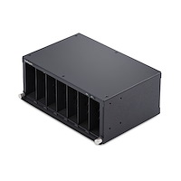 7-Slot Unmanaged Medienkonverter Gehäuse, 10 Zoll Rackmount für MCM ...