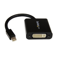 Mini DisplayPort to DVI Adapter - Mini DP to DVI-D Converter - 1080p Video - mDP or Thunderbolt 1/2 Mac/PC to DVI Monitor - Compact mDP 1.2 to DVI Single-Link Adapter Dongle