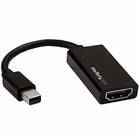 Mini DisplayPort - HDMI 変換アダプタ／mDP 1.4 - HDMI 2.0 ビデオ変換／4K60Hz／ミニディスプレイポート - HDMI 映像コンバータ／ミニDP - HDMI アクティブアダプタ／Mini DP または Thunderbolt 1-2 搭載 Mac & PC をHDMIディスプレイに接続
