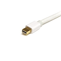 Mini DisplayPort® Cable - M/M (White)