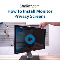 StarTech.com Filtro de Privacidad de 28 Pulgadas 16:9 para Monitor -  Pantalla de Privacidad Protector Anti Brillo - Anti Luz Azul con Reducción  del 51% - Ángulo de +/- 30° en