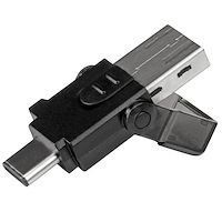 microSD naar USB 3.0 kaartlezer adapter - USB-C en USB-A - card reader