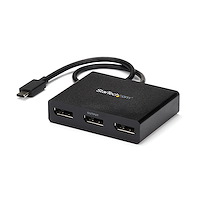 USB-C naar DisplayPort multi-monitor video splitter - 3 poorts MST hub