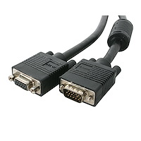 6 ft Coax High Resolution VGA Monitor Extension Cable - HD15 M/F