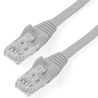 30m CAT6 Ethernetkabel - 10 Gigabit 650MHz 100W PoE LAN Internetkabel - Snagless RJ45 10GbE UTP Netwerk Patchkabel met Trekontlasting - Grijs - Individueel getest - TIA/UL