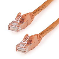 Cable de Red Gigabit Ethernet 15m UTP Patch Cat6 Cat 6 RJ45 Snagless Sin Enganches - Naranja