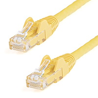 7m CAT6 Ethernet Cable - Yellow CAT 6 Gigabit Ethernet Wire -650MHz 100W PoE RJ45 UTP Network/Patch Cord Snagless w/Strain Relief Fluke Tested/Wiring is UL Certified/TIA