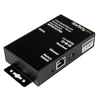 Serveur de périphériques série à 1 port RS232 vers IP Ethernet avec Power over Ethernet (PoE)