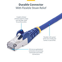25G/40Gネットワークに安定した接続を提供するシールド付きLSZH Cat8