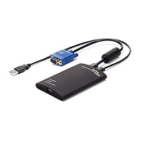 Tragbarer KVM Konsolen auf USB 2.0 Laptop Adapter