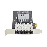 4口の光ファイバー/銅線GbE SFPトランシーバーまたはダイレクト