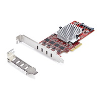 PCI Express拡張カード／PCIe 3.0 x4／4ポート USB Type-C 3.2 Gen 2