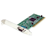 Carte PCI Tension Double avec 1 Port DB-9 RS232 - Adaptateur Série - UART 16550