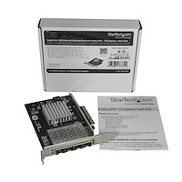 Add four 10 Gigabit fiber Ethernet ports to your server or
