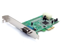 Startech 2-poorts PCIe RS232 Seriële Kaart – DB9, 16950 UART, Low Profile, Voor Windows En Linux